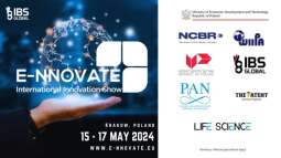 Logo: E-NNOVATE 2024 Międzynarodowe Targi Wynalazczości i Innowacji (E-NNOVATE 2024 International Innovation and Invention Show)