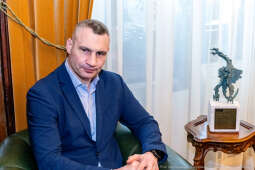 Kliczko, Witalij, spotkanie, Majchrowski, Kraków, mer Kijowa, bokser