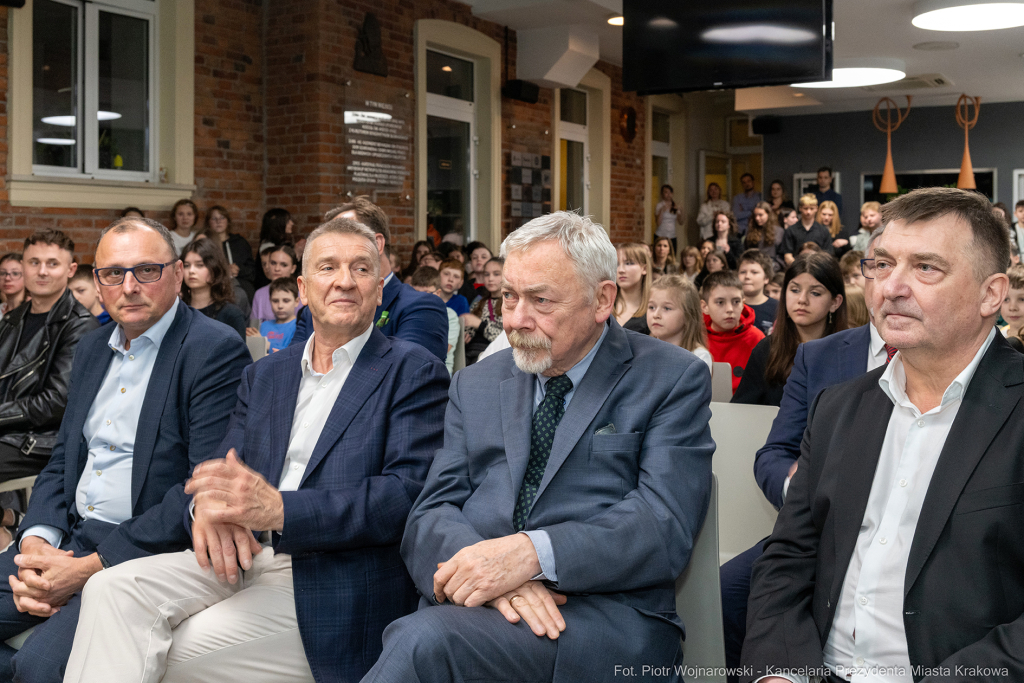 Jacek Majchrowski, Janusz Bielecki, Siemacha, spotkanie, Andrzej Augustyński, Honoris Gratia, wycho  Autor: P. Wojnarowski