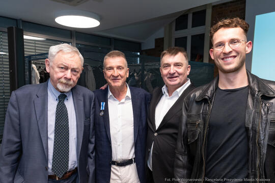 Jacek Majchrowski, Janusz Bielecki, Siemacha, spotkanie, Andrzej Augustyński, Honoris Gratia, wycho