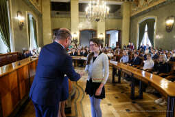 Laur Olimpijski, dyplomy, zdolni uczniowie, szkoły podstawowe, wręczenie, Buszek, Korfel-Jasińska