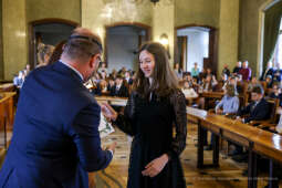 Laur Olimpijski, dyplomy, zdolni uczniowie, szkoły podstawowe, wręczenie, Buszek, Korfel-Jasińska