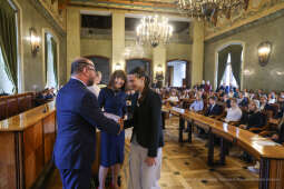 Laur Olimpijski, dyplomy, zdolni uczniowie, szkoły podstawowe, wręczenie, Buszek, Korfel-Jasińska