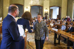 Laur Olimpijski, dyplomy, zdolni uczniowie, szkoły podstawowe, wręczenie, Buszek, Korfel-Jasińska