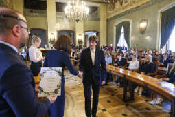 Laur Olimpijski, dyplomy, zdolni uczniowie, szkoły podstawowe, wręczenie, Buszek, Korfel-Jasińska