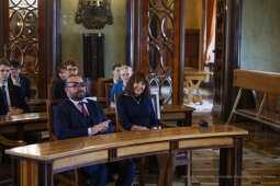 Laur Olimpijski, dyplomy, zdolni uczniowie, szkoły podstawowe, wręczenie, Buszek, Korfel-Jasińska