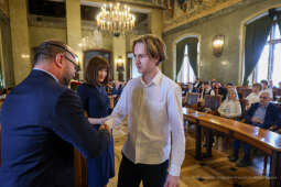 Laur Olimpijski, dyplomy, zdolni uczniowie, szkoły podstawowe, wręczenie, Buszek, Korfel-Jasińska