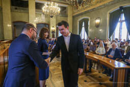 Laur Olimpijski, dyplomy, zdolni uczniowie, szkoły podstawowe, wręczenie, Buszek, Korfel-Jasińska