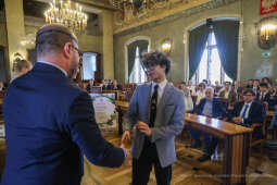 Laur Olimpijski, dyplomy, zdolni uczniowie, szkoły podstawowe, wręczenie, Buszek, Korfel-Jasińska