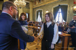 Laur Olimpijski, dyplomy, zdolni uczniowie, szkoły podstawowe, wręczenie, Buszek, Korfel-Jasińska