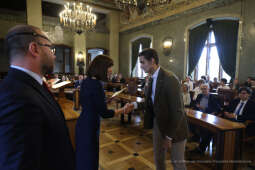 Laur Olimpijski, dyplomy, zdolni uczniowie, szkoły podstawowe, wręczenie, Buszek, Korfel-Jasińska