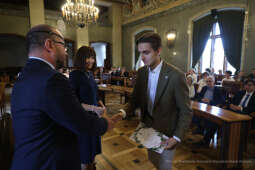 Laur Olimpijski, dyplomy, zdolni uczniowie, szkoły podstawowe, wręczenie, Buszek, Korfel-Jasińska