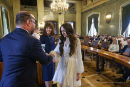 Laur Olimpijski, dyplomy, zdolni uczniowie, szkoły podstawowe, wręczenie, Buszek, Korfel-Jasińska