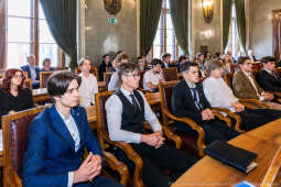 Laur Olimpijski, dyplomy, zdolni uczniowie, szkoły ponadpodstawowe, wręczenie, Buszek, Korfel-Jasi