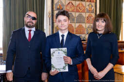 Laur Olimpijski, dyplomy, zdolni uczniowie, szkoły ponadpodstawowe, wręczenie, Buszek, Korfel-Jasi