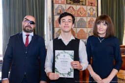 Laur Olimpijski, dyplomy, zdolni uczniowie, szkoły ponadpodstawowe, wręczenie, Buszek, Korfel-Jasi