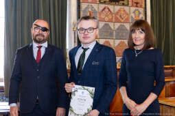 Laur Olimpijski, dyplomy, zdolni uczniowie, szkoły ponadpodstawowe, wręczenie, Buszek, Korfel-Jasi