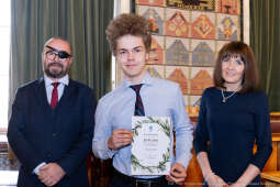 Laur Olimpijski, dyplomy, zdolni uczniowie, szkoły ponadpodstawowe, wręczenie, Buszek, Korfel-Jasi