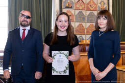 Laur Olimpijski, dyplomy, zdolni uczniowie, szkoły ponadpodstawowe, wręczenie, Buszek, Korfel-Jasi