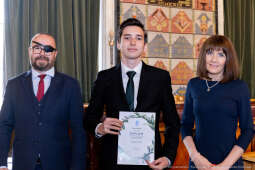 Laur Olimpijski, dyplomy, zdolni uczniowie, szkoły ponadpodstawowe, wręczenie, Buszek, Korfel-Jasi