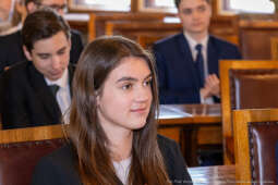 Laur Olimpijski, dyplomy, zdolni uczniowie, szkoły ponadpodstawowe, wręczenie, Buszek, Korfel-Jasi