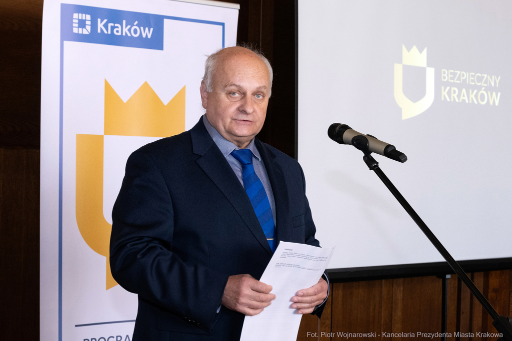 policja, straż miejska, straż pożarna, Jastrząb, Majchrowski, nagrody, Bezpieczny Kraków  Autor: P. Wojnarowski