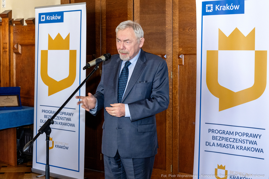 policja, straż miejska, straż pożarna, Jastrząb, Majchrowski, nagrody, Bezpieczny Kraków  Autor: P. Wojnarowski