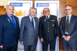 policja, straż miejska, straż pożarna, Jastrząb, Majchrowski, nagrody, Bezpieczny Kraków