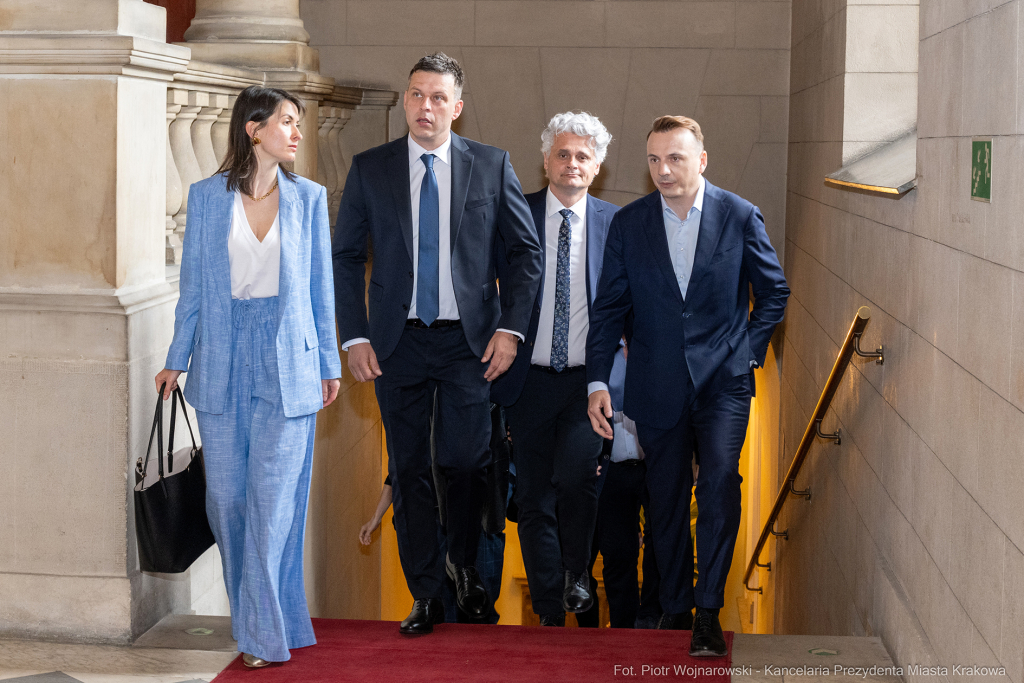 prezydent, Miszalski, zaprzysiężenie, ślubowanie, Majchrowski, uroczystość  Autor: P. Wojnarowski