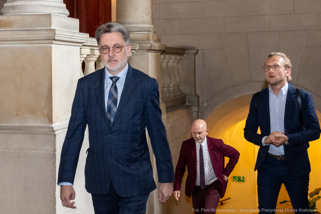 prezydent, Miszalski, zaprzysiężenie, ślubowanie, Majchrowski, uroczystość  Autor: P. Wojnarowski