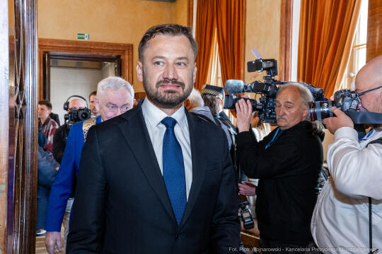 prezydent, Miszalski, zaprzysiężenie, ślubowanie, Majchrowski, uroczystość