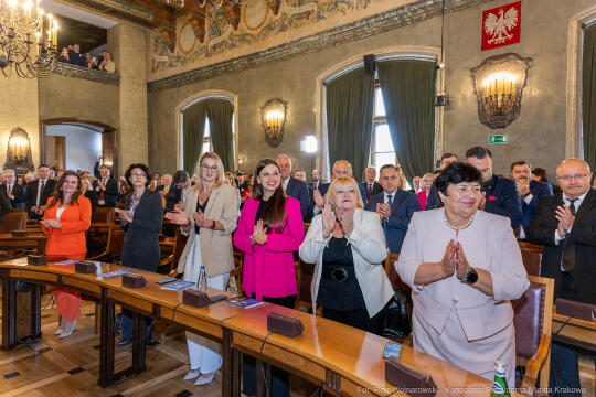 prezydent, Miszalski, zaprzysiężenie, ślubowanie, Majchrowski, uroczystość