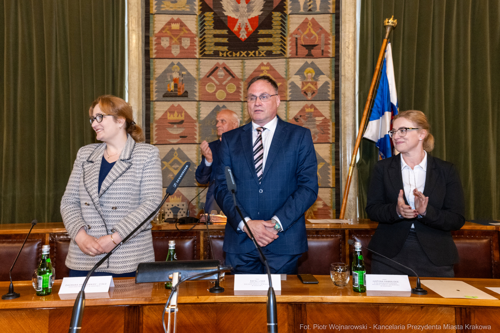 prezydent, Miszalski, zaprzysiężenie, ślubowanie, Majchrowski, uroczystość  Autor: P. Wojnarowski