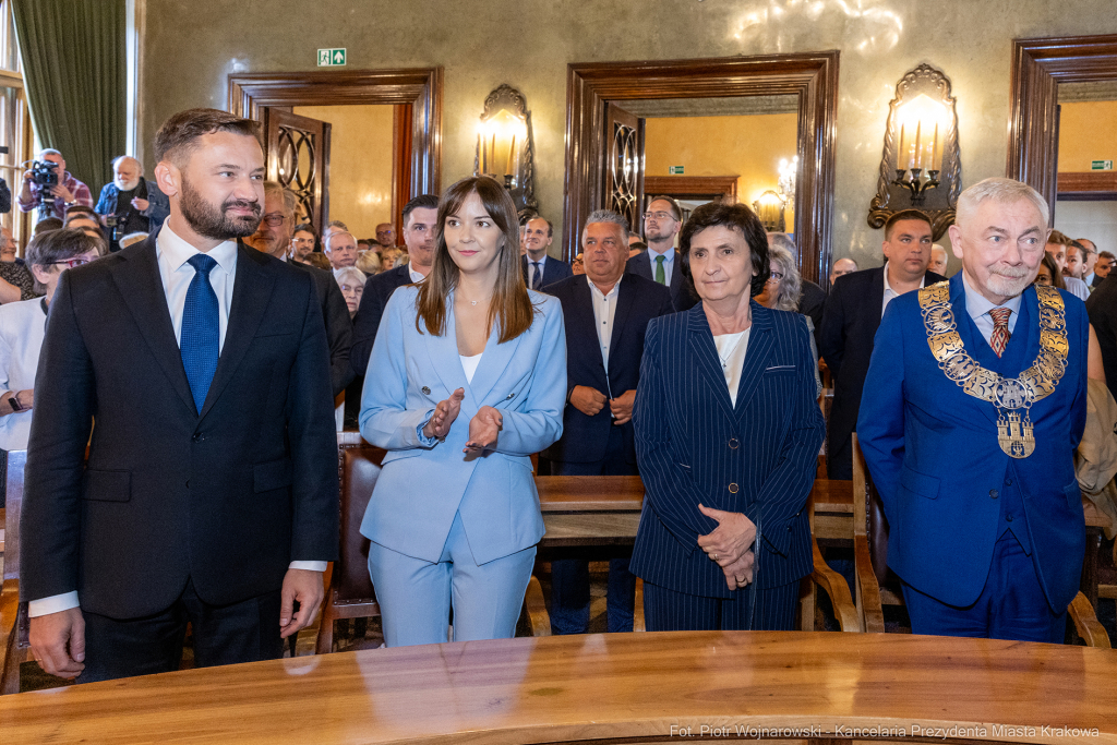 prezydent, Miszalski, zaprzysiężenie, ślubowanie, Majchrowski, uroczystość  Autor: P. Wojnarowski