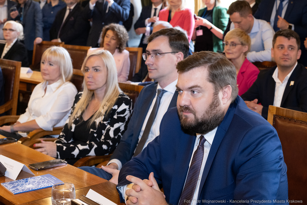 prezydent, Miszalski, zaprzysiężenie, ślubowanie, Majchrowski, uroczystość  Autor: P. Wojnarowski