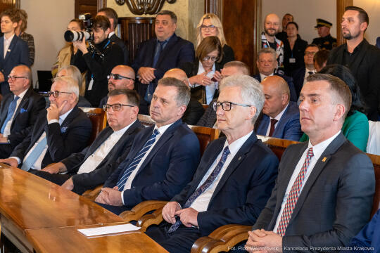 prezydent, Miszalski, zaprzysiężenie, ślubowanie, Majchrowski, uroczystość