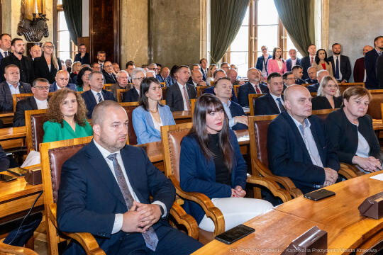 prezydent, Miszalski, zaprzysiężenie, ślubowanie, Majchrowski, uroczystość
