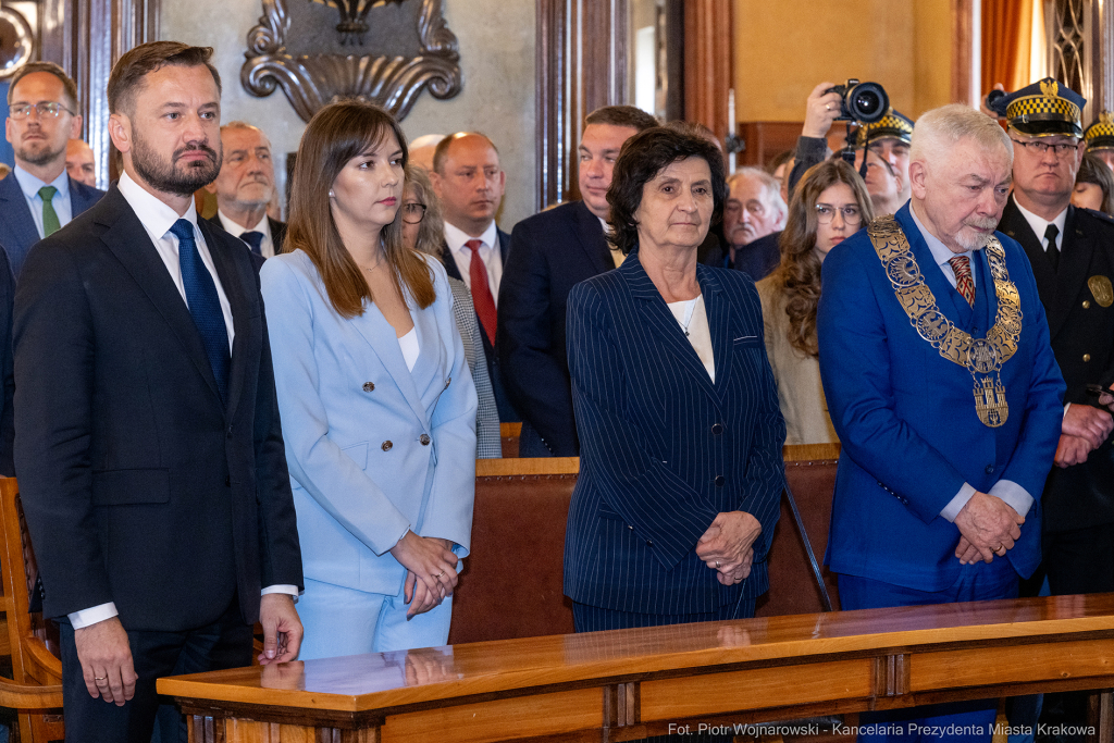 prezydent, Miszalski, zaprzysiężenie, ślubowanie, Majchrowski, uroczystość  Autor: P. Wojnarowski