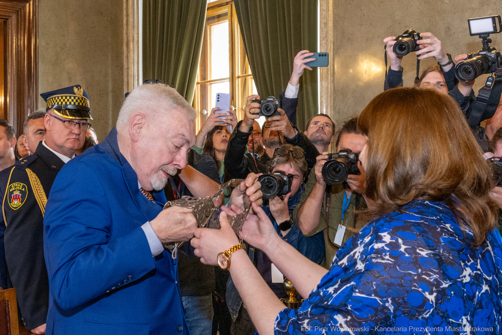 prezydent, Miszalski, zaprzysiężenie, ślubowanie, Majchrowski, uroczystość  Autor: P. Wojnarowski