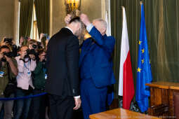 prezydent, Miszalski, zaprzysiężenie, ślubowanie, Majchrowski, uroczystość