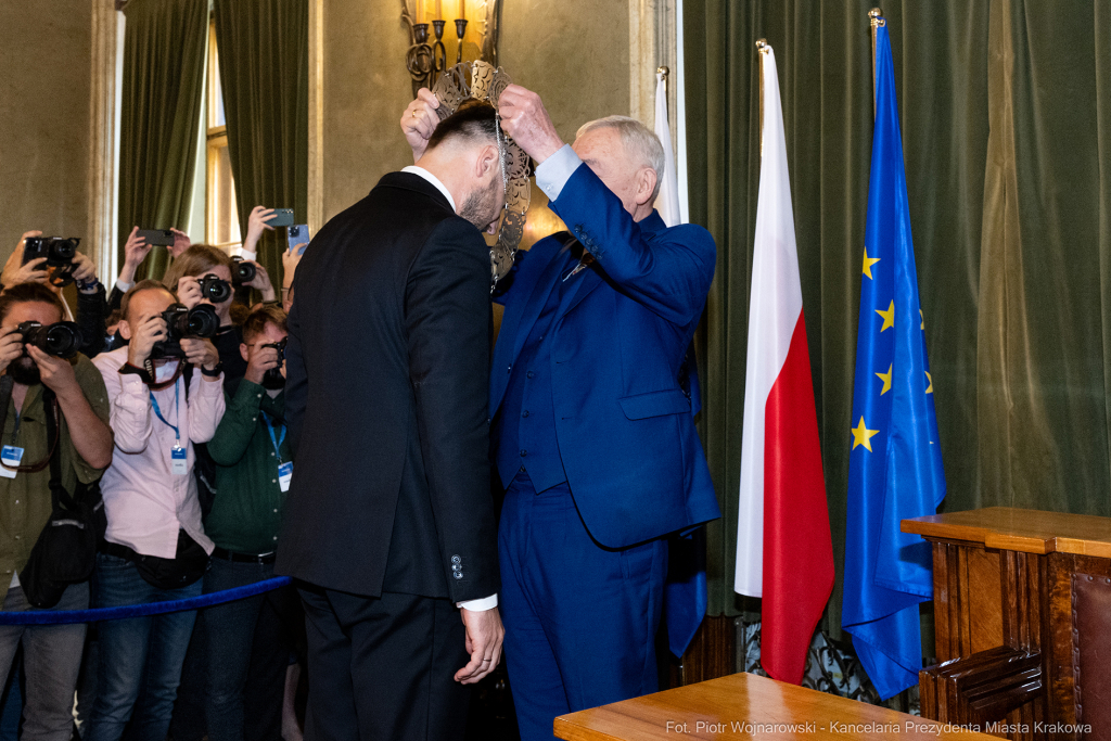 prezydent, Miszalski, zaprzysiężenie, ślubowanie, Majchrowski, uroczystość  Autor: P. Wojnarowski