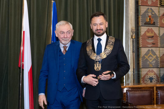 prezydent, Miszalski, zaprzysiężenie, ślubowanie, Majchrowski, uroczystość
