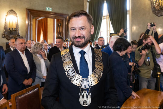 prezydent, Miszalski, zaprzysiężenie, ślubowanie, Majchrowski, uroczystość