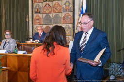 umk_9800.jpg-sesja, pierwsza, Rada Miasta Krakowa, IX kadencja, ślubowanie, radni, rajcy