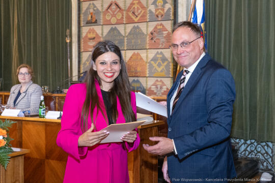 umk_9804.jpg-sesja, pierwsza, Rada Miasta Krakowa, IX kadencja, ślubowanie, radni, rajcy