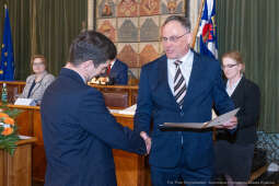 umk_9805.jpg-sesja, pierwsza, Rada Miasta Krakowa, IX kadencja, ślubowanie, radni, rajcy