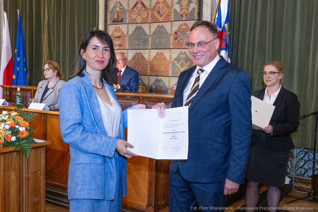 umk_9819.jpg-sesja, pierwsza, Rada Miasta Krakowa, IX kadencja, ślubowanie, radni, rajcy  Autor: P. Wojnarowski