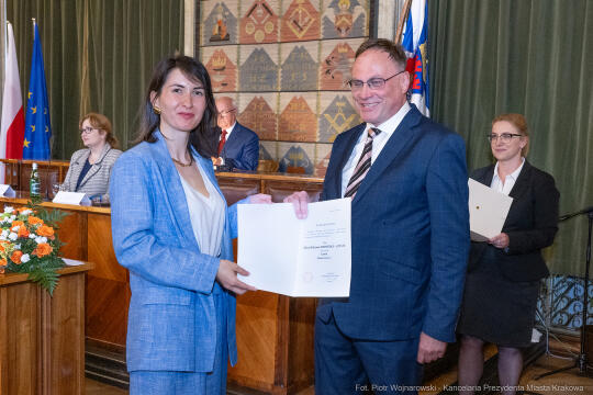 umk_9819.jpg-sesja, pierwsza, Rada Miasta Krakowa, IX kadencja, ślubowanie, radni, rajcy