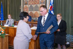 umk_9820.jpg-sesja, pierwsza, Rada Miasta Krakowa, IX kadencja, ślubowanie, radni, rajcy