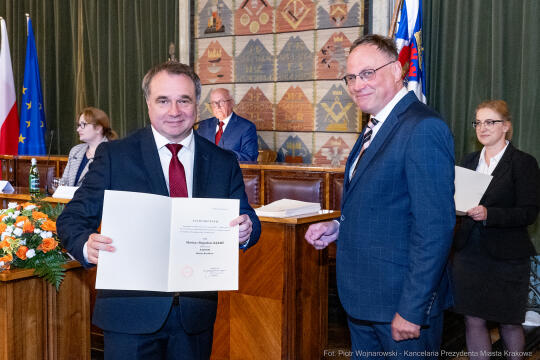 umk_9837.jpg-sesja, pierwsza, Rada Miasta Krakowa, IX kadencja, ślubowanie, radni, rajcy